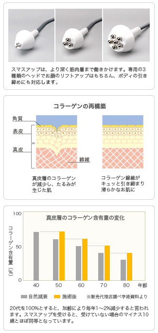 スマスアップによるコラーゲンの再構築