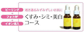 くすみ・シミ・美白コース