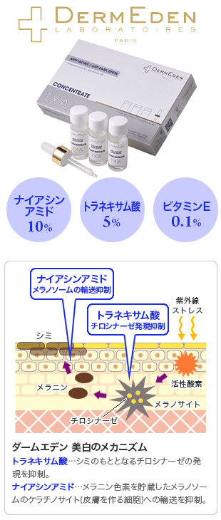 美白用美容液ダームエデン