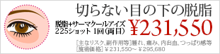 切らない目の下の脱脂+サーマクールアイズ