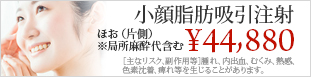 小顔脂肪吸引注射